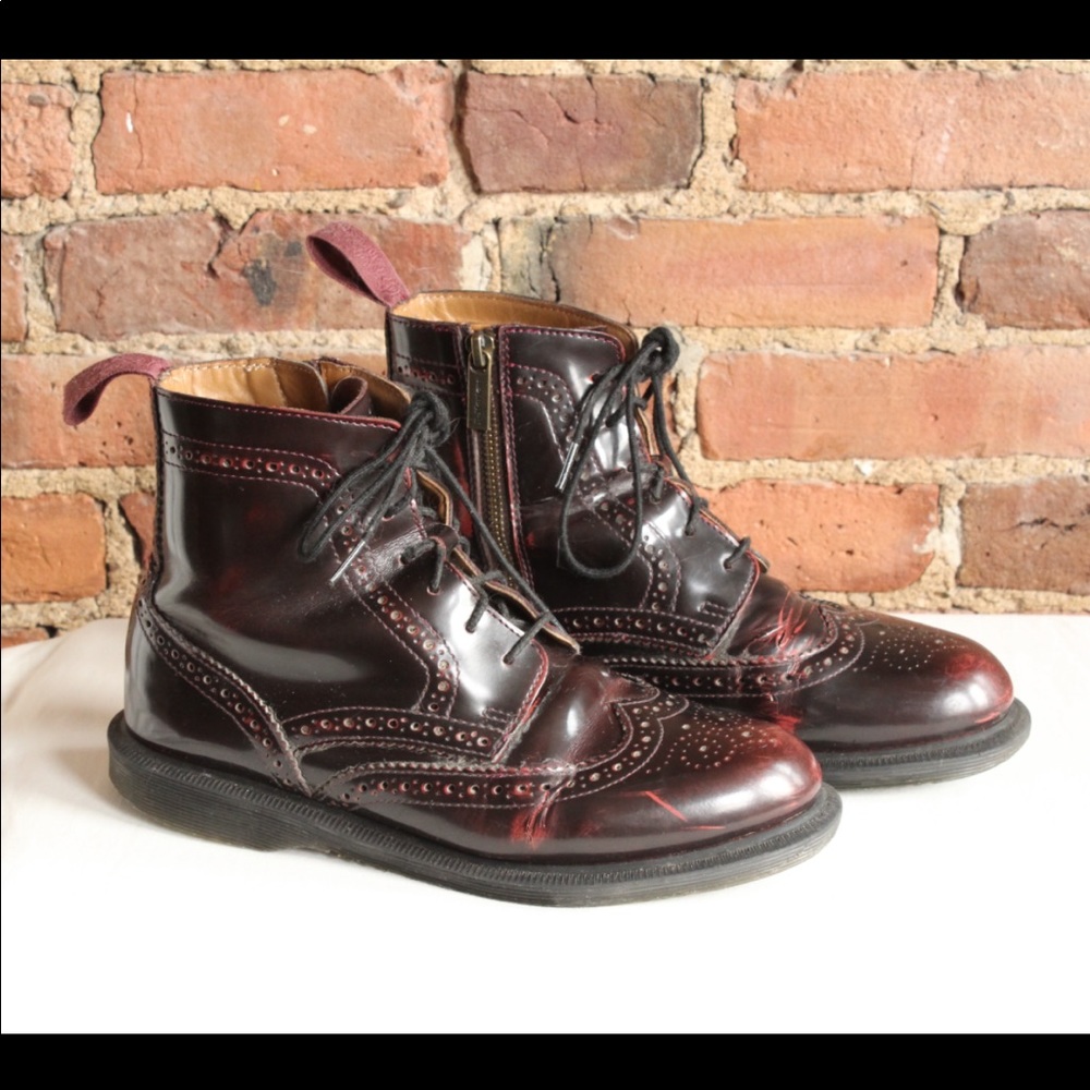 COPY - Dr. Martens Women's Delphine Red Arcadia Ankle Boot